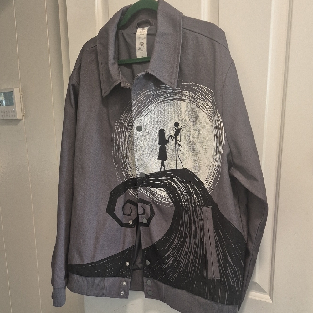 Gray Jacket with Artistic Design DISNEY  MENS XL